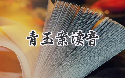 青玉案读音