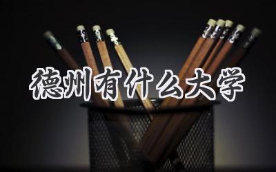 德州有什么大学