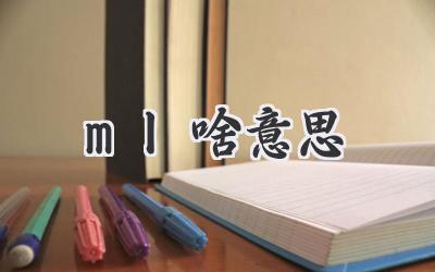 ml啥意思