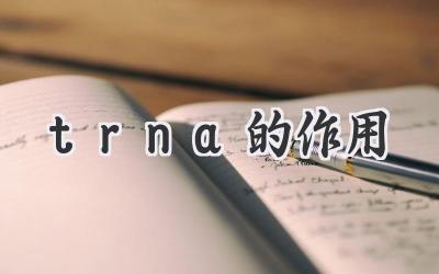 trna的作用