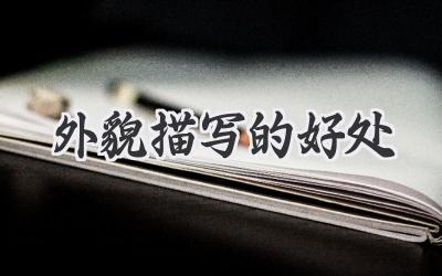 外貌描写的好处