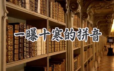 一曝十寒的拼音