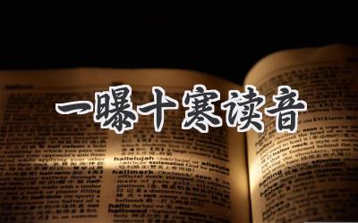 一曝十寒读音