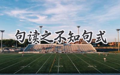 句读之不知句式