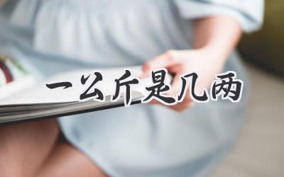 一公斤是几两