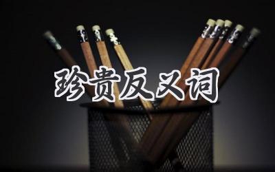 珍贵反义词