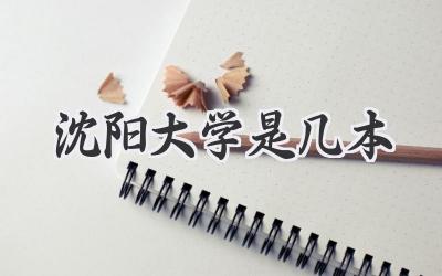 沈阳大学是几本
