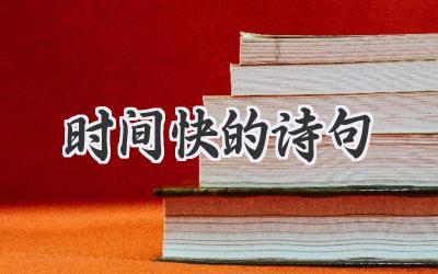 时间快的诗句