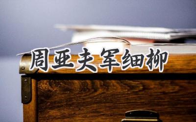 周亚夫军细柳
