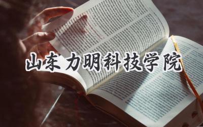 山东力明科技学院