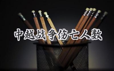 中越战争伤亡人数