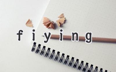 fiying