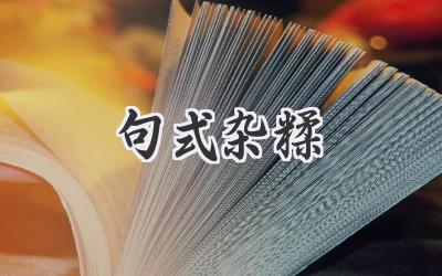 句式杂糅
