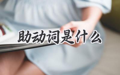 助动词是什么