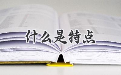 什么是特点