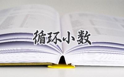 循环小数