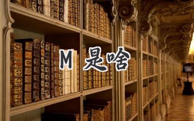 M是啥
