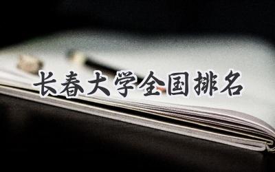 长春大学全国排名