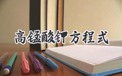 高锰酸钾方程式