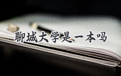 聊城大学是一本吗