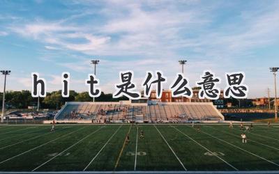 hit是什么意思