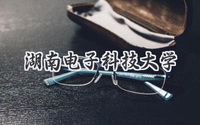 湖南电子科技大学
