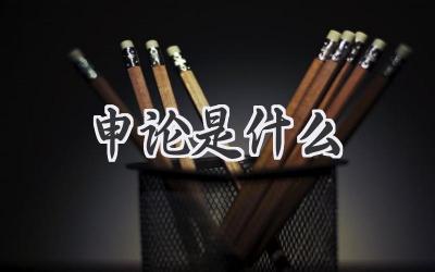 申论是什么