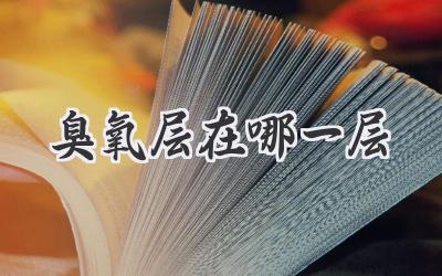 臭氧层在哪一层