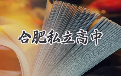 合肥私立高中