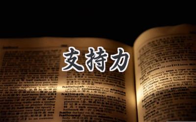 支持力
