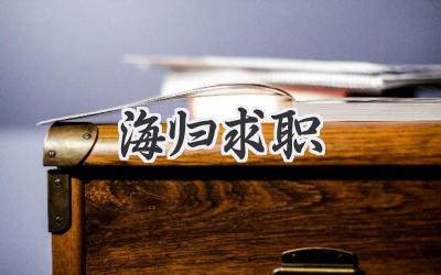 海归求职