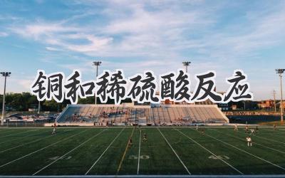 铜和稀硫酸反应