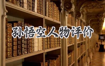 孙悟空人物评价