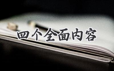 四个全面内容