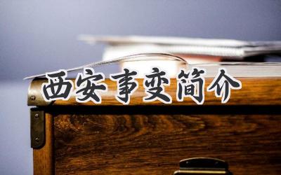 西安事变简介