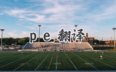 pe翻译