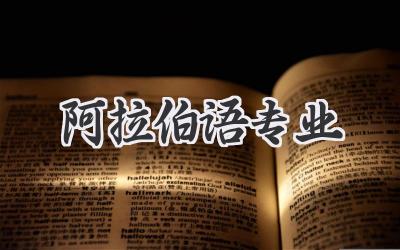 阿拉伯语专业