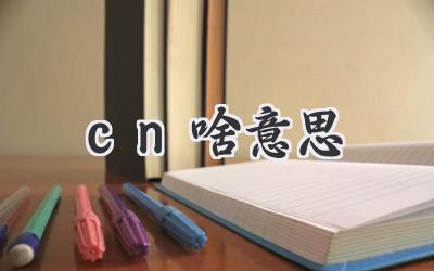 cn啥意思