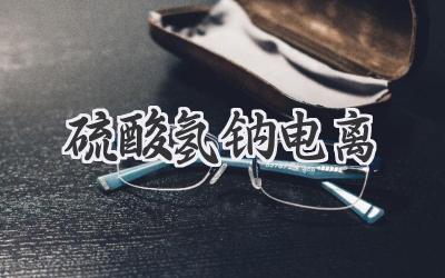 硫酸氢钠电离