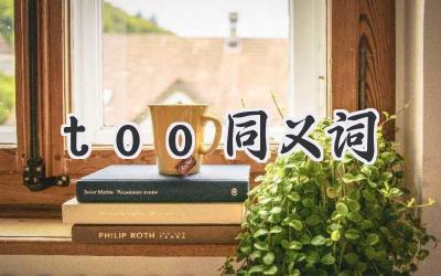 too同义词