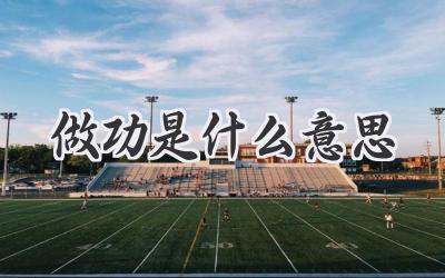 做功是什么意思