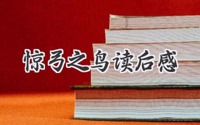 惊弓之鸟读后感