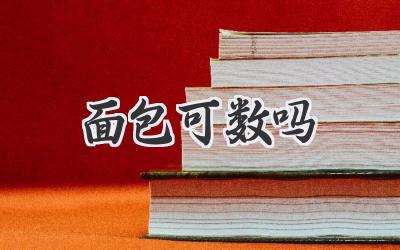 面包可数吗