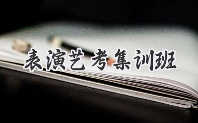 表演艺考集训班