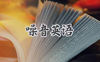 噪音英语