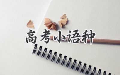 高考小语种