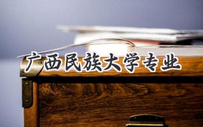 广西民族大学专业