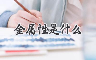 金属性是什么