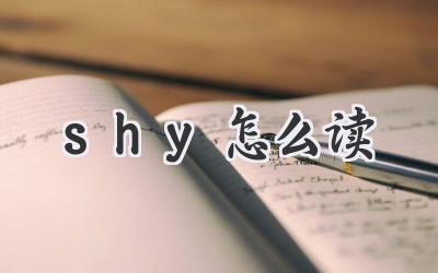 shy怎么读