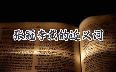 张冠李戴的近义词